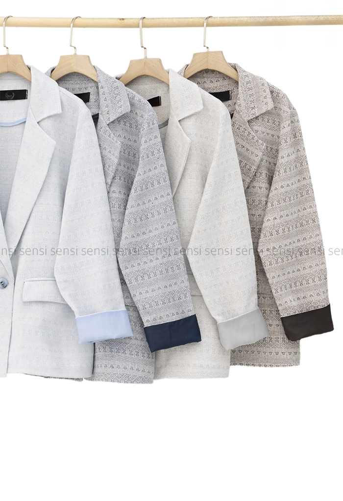 کت طرح دار کنفی کد1005303